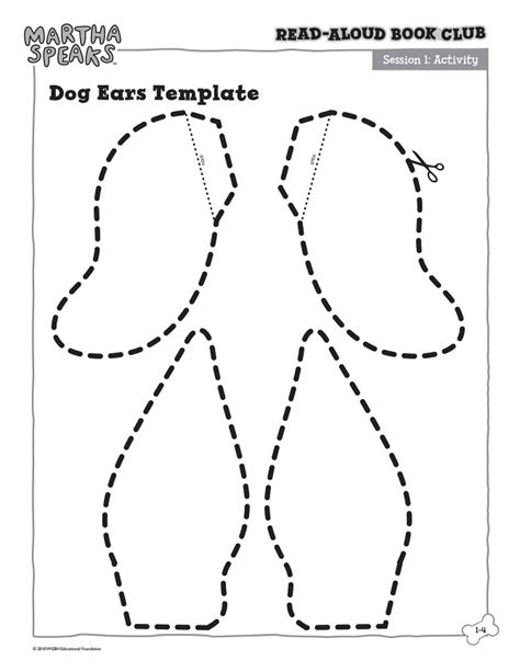 Dalmatian Ears Printable - Printable Templates