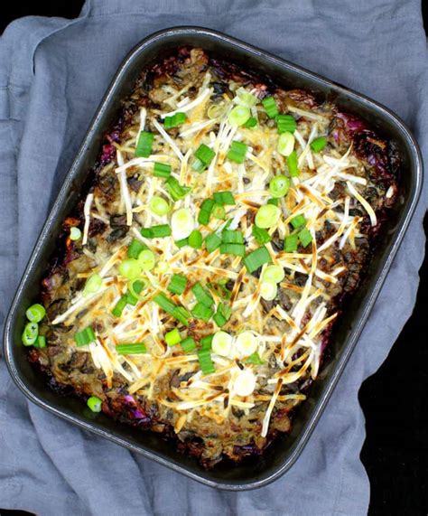 Vegan Cabbage Casserole - Holy Cow Vegan