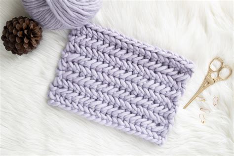 Herringbone Single Crochet Stitch Tutorial - For The Frills