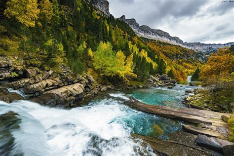 Download National Park Spain Waterfall Nature Mountain Landscape 4k ...