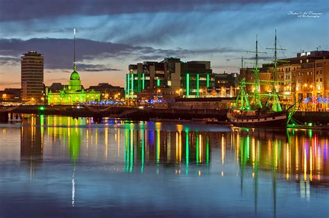 Dublin landmarks "greening" for St Patrick's day - Ireland | Flickr - Photo Sharing!