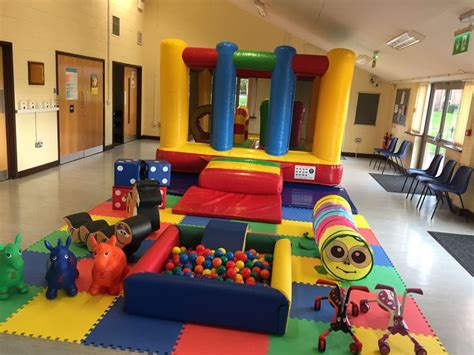 Active kids soft play party package and toddler rainbow bouncy castle. #birthdaypartyideas # ...