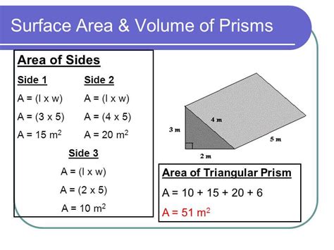 Surface Area Of A Right Triangular Prism Calculator