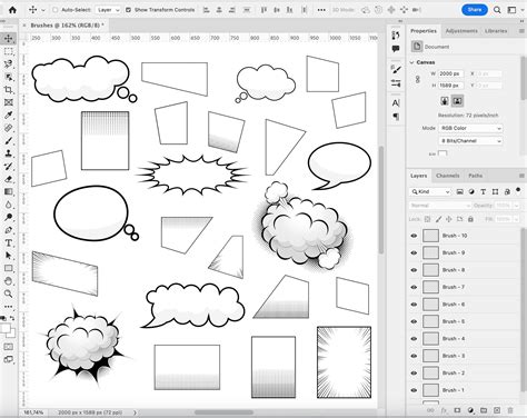 110 Photoshop Comic Brushes Adobe Fresco Comics Brush Comic - Etsy