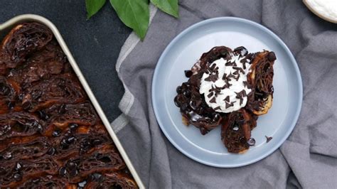 Chocolate Croissant Bread Pudding | Tastemade