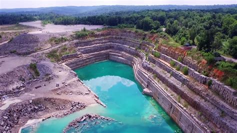 DRONE VIDEO OF VICTOR LIMESTONE QUARRY - BLOOMINGTON, IN - YouTube