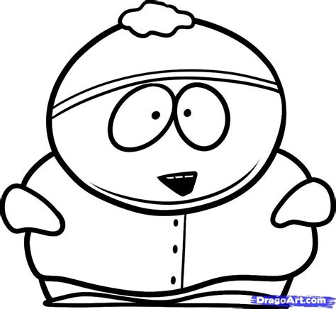 how to draw eric cartman from south park step 6 | Make this | Pinterest ...