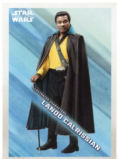 For Sale: 2019 Rise Of Skywalker Illustrated Characters #5 Lando Calrissian (SW22) | Webstore ...