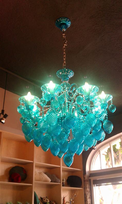 turquoise chandelier | Turquoise chandelier, I love lamp, Chandelier