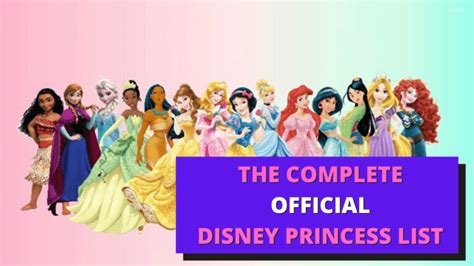 Disney Princess List: All of the Disney Princesses in Order