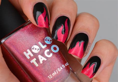 NAILS | Heating up with Holo Taco with Red Licorice #CBBxManiMonday | Cosmetic Proof | Vancouver ...