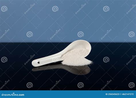 Food Additive E407 or E407a in Ceramic Spoon. Carrageenan is Refined ...