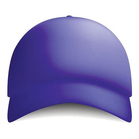 Blue baseball cap icon, realistic style 15204198 Vector Art at Vecteezy