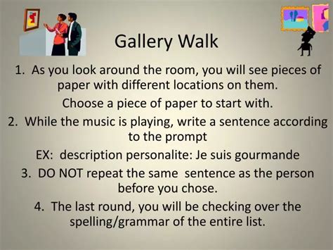 PPT - Gallery Walk PowerPoint Presentation, free download - ID:2465183