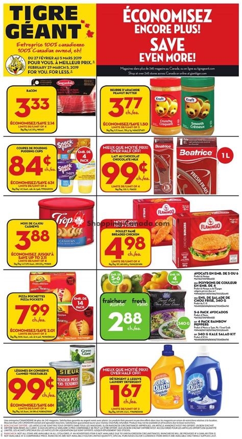 Giant Tiger Canada, flyer - (QC - Save even more): February 27 - March 5, 2019 | Shopping Canada