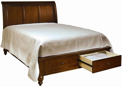 Sleigh Bed With Storage Drawers - http://www.otoseriilan.com | Hogar