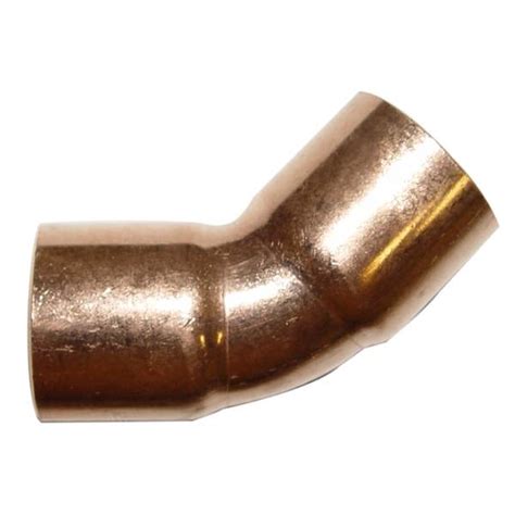 JMF Copper 45 Degree Elbow, 1/2" - 2529008089802 | Blain's Farm & Fleet