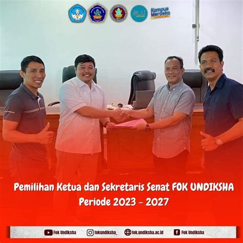 Pemilihan Ketua dan Sekretaris Senat Periode tahun 2023-2027 - Fakultas ...