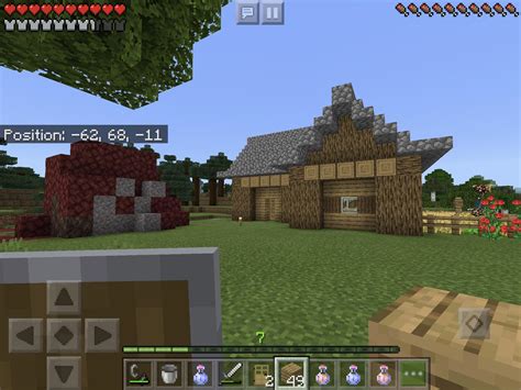 My first Survival house that isn’t a dirt hut! : Minecraft