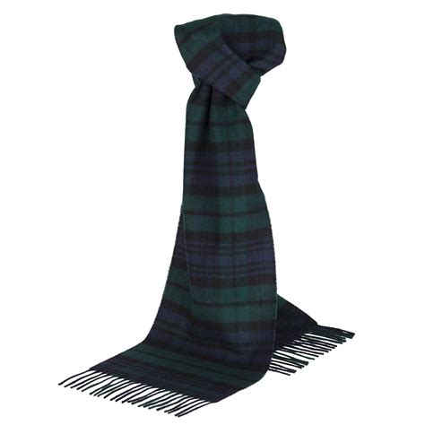 Blackwatch Antique Tartan Scarf | Men's Country Clothing | Cordings