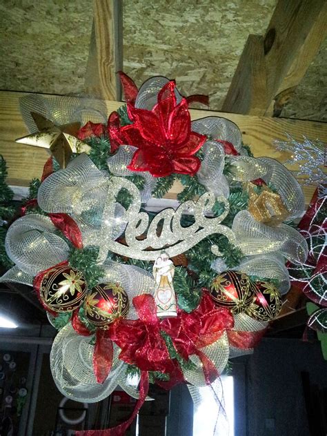 Peace Wreath | Christmas wreaths, Holiday decor, Wreaths