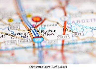 Ruther Glen Virginia Usa On Geography Stock Photo 1694156893 | Shutterstock