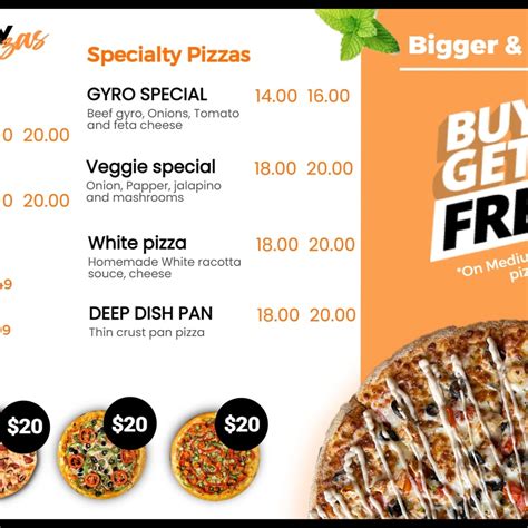 Pizza Menu Boards | Lira Screen