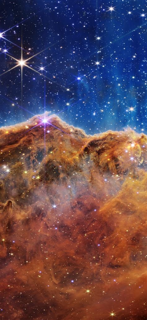 Carina Nebula Wallpaper 4K, Cosmic Cliffs