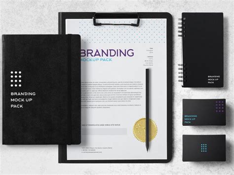 Free Branding Mockup Pack PSD File 2023 - Daily Mockup