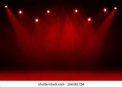 Red Stage Light Background Stock Illustration 260087318 | Shutterstock