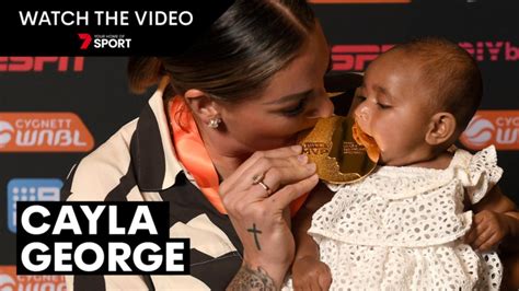 Basketball star Cayla George opens up on special journey to motherhood ...