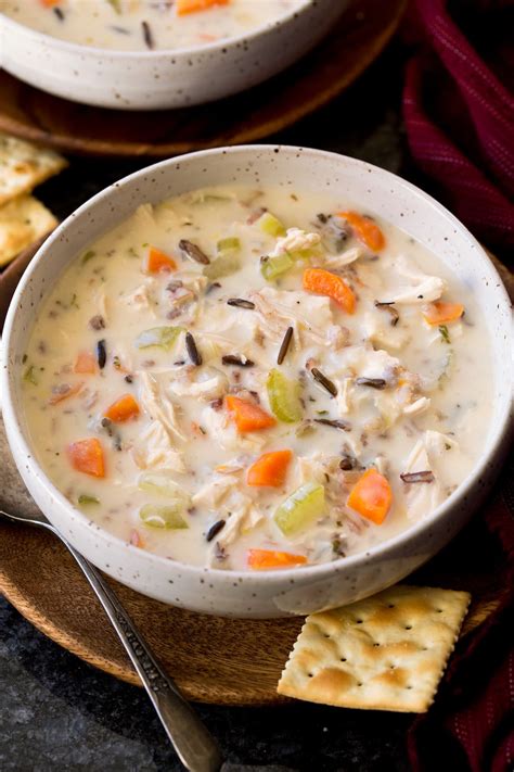 Creamy Chicken and Wild Rice Soup - Cooking Classy