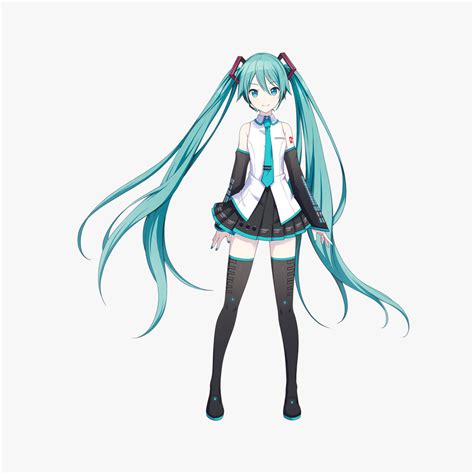 Hatsune Miku 3D 모델 - 3DModels.org