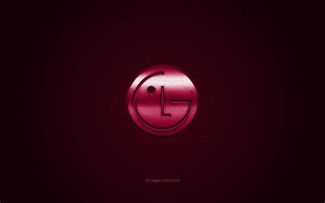 Download wallpapers LG logo, purple shiny logo, LG metal emblem, wallpaper for LG smartphones ...