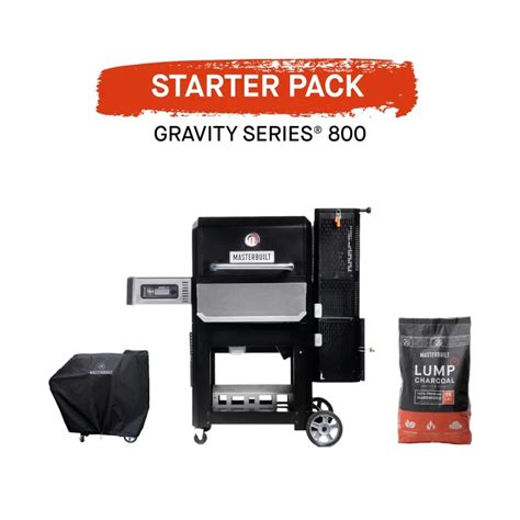 Masterbuilt Gravity Series 800 Starter Pack Digital Charcoal Griddle Grill