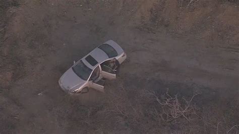 Off-road chase: Driver ditches car after leading LASD on bizarre Ladera ...