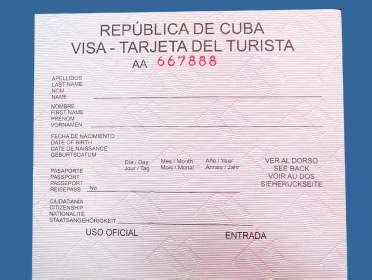 Cuban Tourist Visas