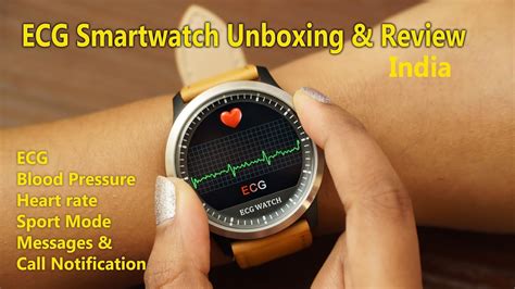 ECG Smartwatch Unboxing & Review India... - YouTube