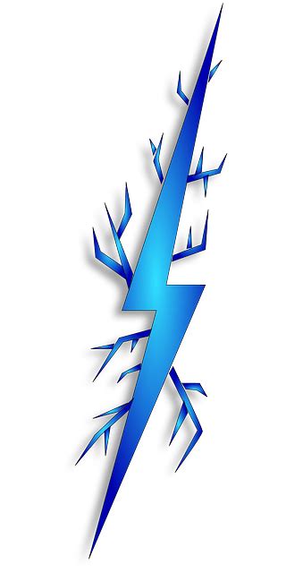 Blue Lightning Bolt Logo - LogoDix