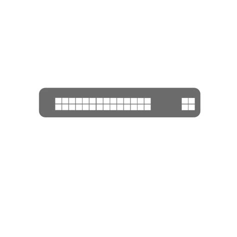 8-port switch icon | Free SVG