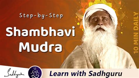 5 Min Guided - Shambhavi Mahamudra by Sadhguru | Satya Seeker - YouTube