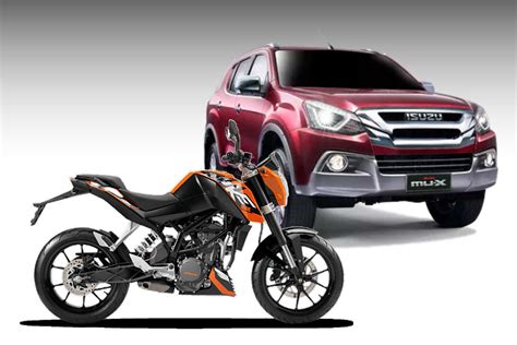 Buy an Isuzu mu-X, Get a KTM Motorcycle for Free (Yes, We're Serious) | CarGuide.PH | Philippine ...