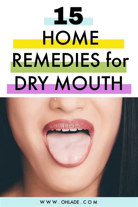 15 Home Remedies For Dry Mouth That Are All Natural | OhLaDe | Remedies ...