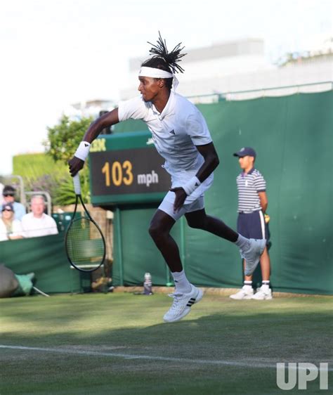 Photo: Michael Ymer vs Taylor Fritz at Wimbledon 2023 - LON2023070667 ...