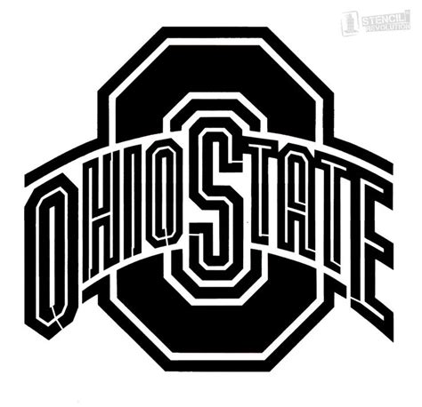 Ohio State Buckeyes Stencils on Stencil Revolution | Ohio state logo, Ohio state buckeyes, Ohio ...