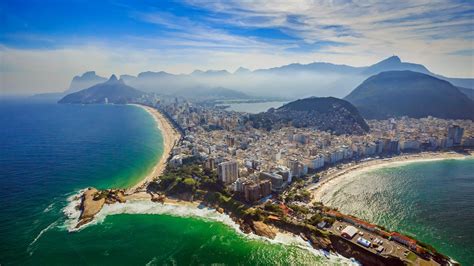 Copacabana Beach and Ipanema Beach, Rio de Janeiro : wallpapers