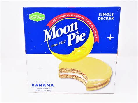 9.75" Moon Pie Single Decker Banana Marshmallow Sandwich - Walmart.com ...