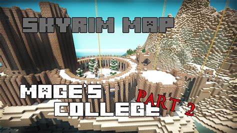 Skyrim Map: Mage's College pt.2 - The Entrance Hall (Time Lapse) - YouTube