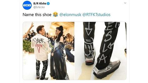 UPDATE: Tesla's Elon Musk Shows Off Head-Turning Cybertruck Shoes