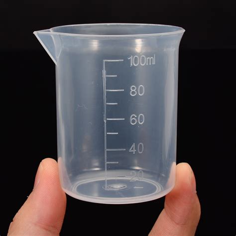 Mayitr 1pcs 100ML Clear Plastic Measuring Cup Graduated Beaker Kitchen Kitchenwares Measuring ...